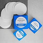 Supertek Qualitative Filter Paper Grade 1 | 90mm Diameter | White Round ...