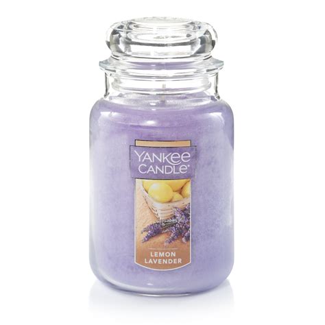 Yankee Candle Lemon Lavender – Original Large Jar Scented Candle ...