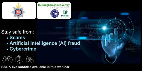 Staying safe from scams, artificial intelligence (AI) fraud ...