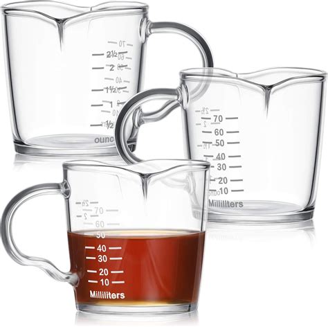 Amazon.com | 3oz Espresso Measuring Glass by Barista Basics I Espresso ...