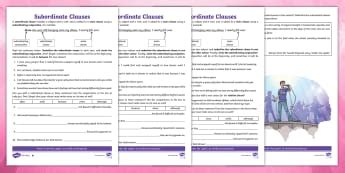Main and Subordinate Clauses | KS2 Grammar - Twinkl