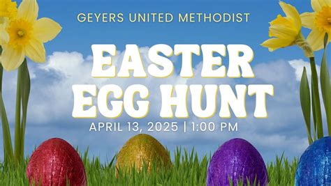 Enormous Easter Egg Hunt- Rain or Shine!, 1605 S Geyers Church Rd ...