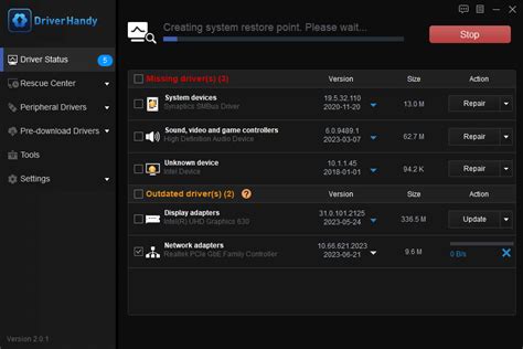 Update Network Adapter Driver 的图像结果