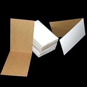 120 Cardboard Sleeves Folded Flat Vending 3" x 4.5" Sports Card Folders ...