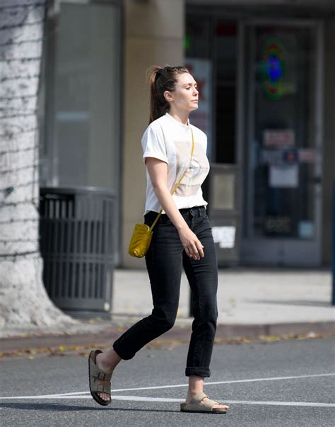 ELIZABETH OLSEN at Red Window Coffee in Los Angeles 07/08/2019 – HawtCelebs