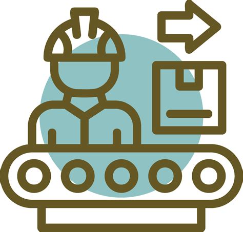 Manufacturing Process Vector Image 的图像结果