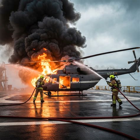 Helideck Firefighting Training | Elite Offshore Pvt Ltd | Offshore and ...