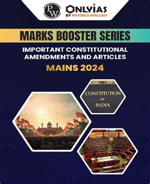 Only Ias - Marks Booster Series - Important Constitutional & Amendments ...