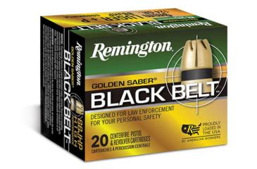 Remington Golden Saber Black Belt 9 mm +P 124gr BBJHP Handgun ...