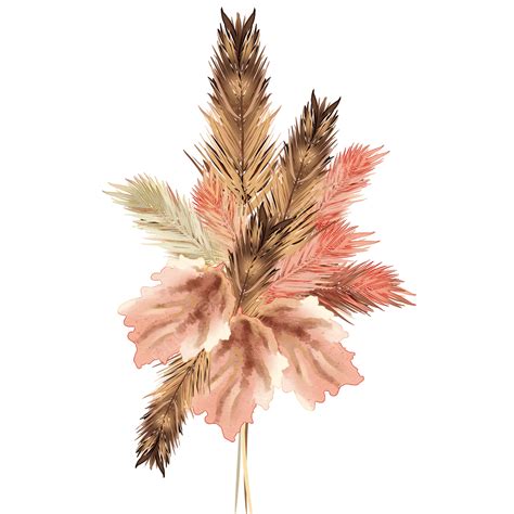 Pampas Grass Watercolor Foliage, Pampas Grass, Watercolor, Plant PNG ...