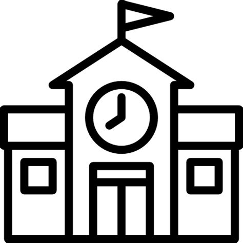 학교 - 무료 건물개 아이콘