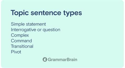 Image result for Topic Sentence Examples