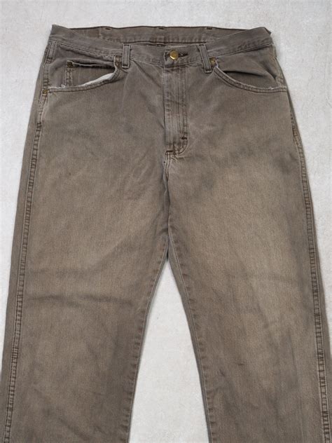 Vintage Washed Light Brown Wrangler Jeans (34 x 34) – Rebalance Vintage