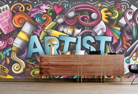 Buy Graffiti Wallpaper for Walls – From ₹99/sq ft
