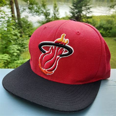 Vintage Miami heat hat rare embroidered patch south beach exclusive ...