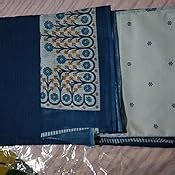 Buy Miraan Women's Cotton Unstitched Dress Material (SGPRI1517 Blue ...