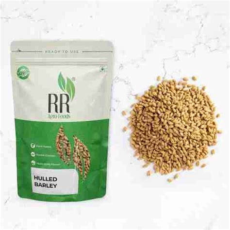 RR AGRO FOODS Naturally Processed Hulled Barley | Barley Without Husk ...