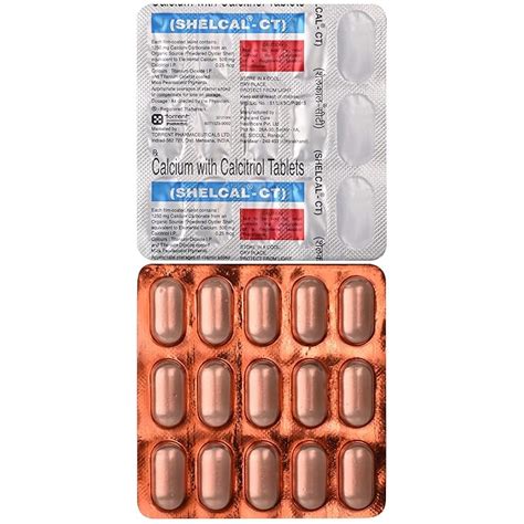 Shelcal-CT - Strip of 15 Tablets : Amazon.in: Health & Personal Care