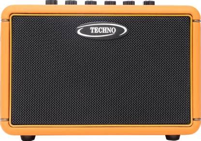 TECHNO Compact 10W Guitar Amp with Bluetooth, Drums & Android App ...
