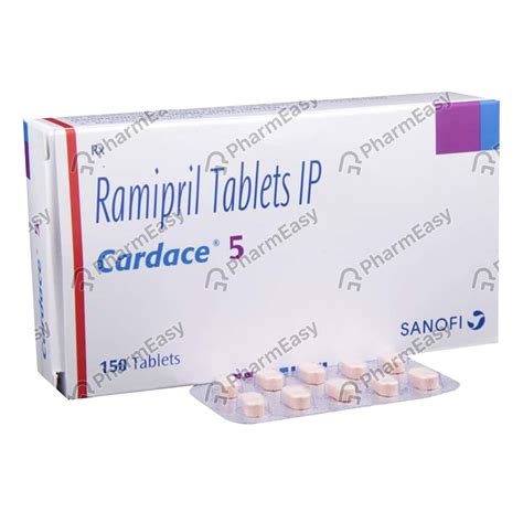 Cardace 5 MG Tablet (10): Uses, Side Effects, Price & Dosage | PharmEasy