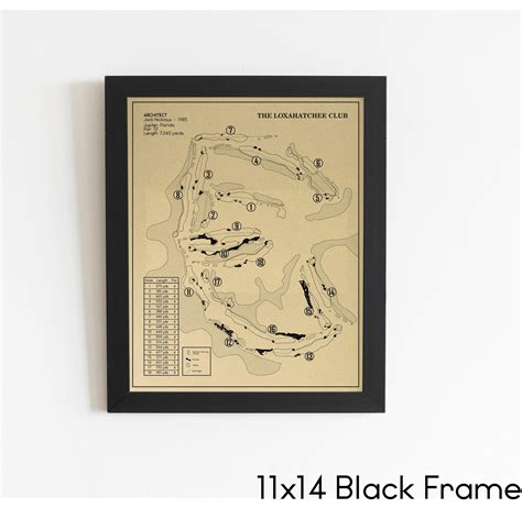 The Loxahatchee Club Outline (Print) – GolfBlueprints