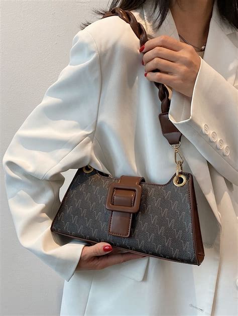 Bolso De Hombro Gráfico De Letras A Prueba De Agua Y Ligero, Adecuado ...