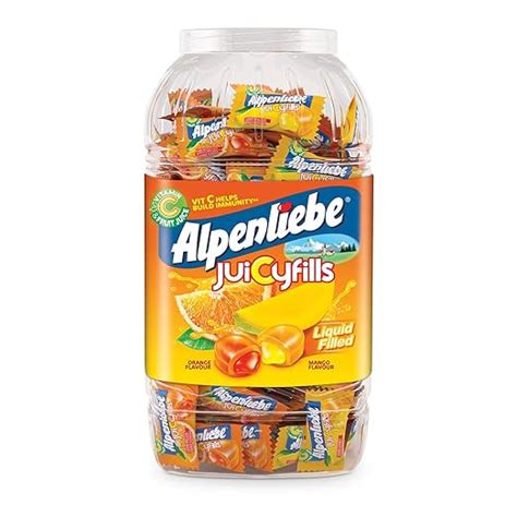 Alpenliebe Orange Juicy Fills Candy Jar, 570 g, 150 Pc : Amazon.in ...