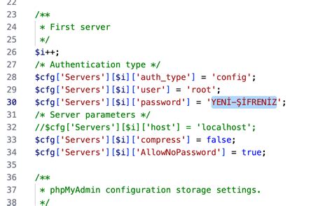 MAMP / WAMP / XAMPP phpMyAdmin Şifresi Değiştirme (2 Adım) - Burak Şahin