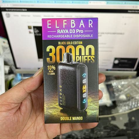 ELF BAR RAYA D3 PRO 30K PUFFS DISPOSABLE VAPE 10% More E-Liquid – vapevilla