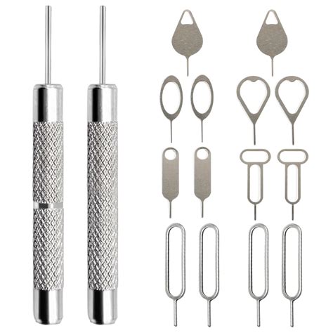 16 Pcs SIM Ejector Tool Set, SIM Card Removal Tool, Universal SIM ...