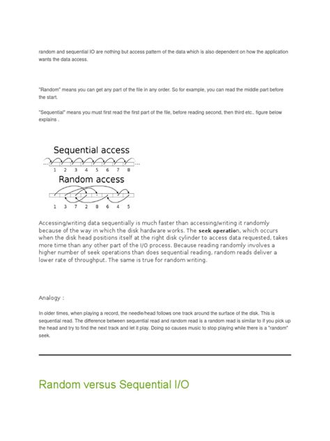 Image result for Differentiate Between Sequential Access File and Random Access File