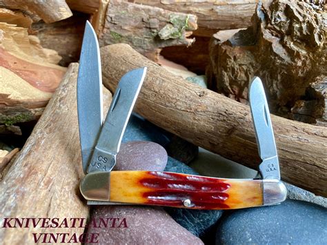 Bear & Son Large Stockman Traditional Pocket Knife Stag