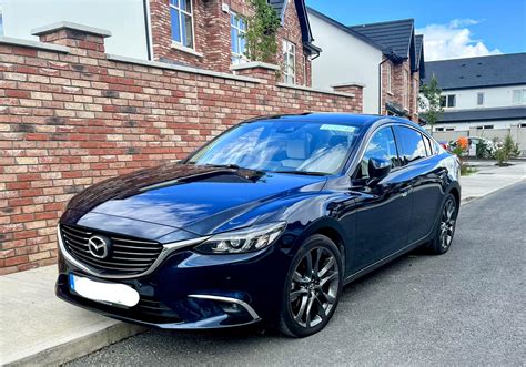Taking my sleek dark blue Mazda 6 for a spin – enjoying the road and the good vibes. : r/mazda6