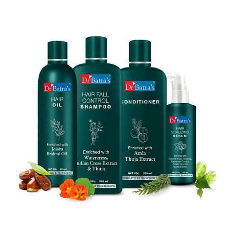 Buy Hair Fall Control Regime - Shampoo-Conditioner-Oil-Serum | Dr ...