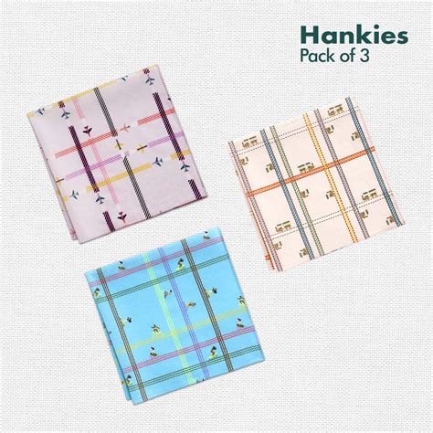 Buy Stylish 100% Organic Cotton Handkerchiefs For Men – hexafun