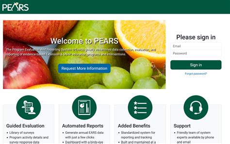 Update to the PEARS Login Page – PEARS Support Documentation