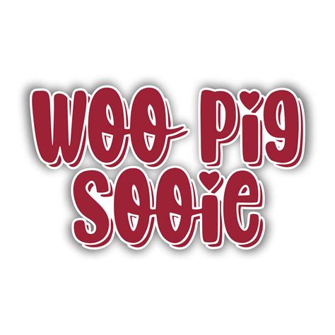 Arkansas Razorbacks – Woo Pig Sooie – Temporary Tattoo – Biggest Decal Shop