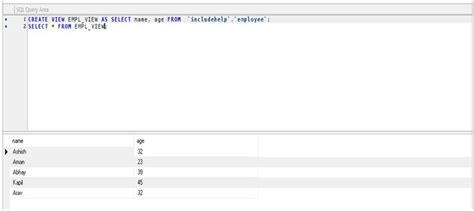 Why Create a View in SQL 的图像结果