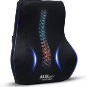 FOVERA Large Backrest for Chair & Car Seat, Orthopedic Memory Foam ...