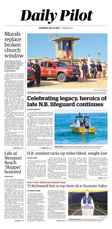 Daily Pilot e-newspaper: Saturday, July 8, 2023 - Los Angeles Times