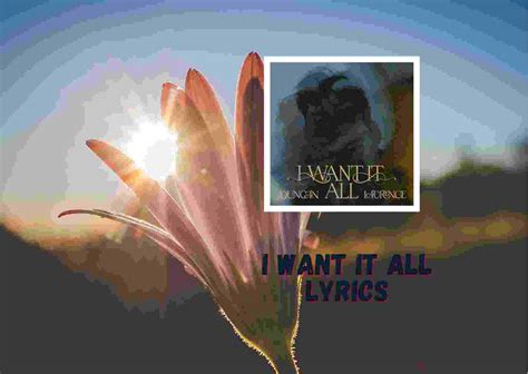 I Want It All lyrics by Duncan Laurence - Lyricanotes