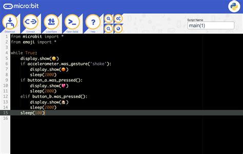 Micro Bit Python 的图像结果