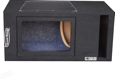 Amazon.com: 10" Single Vented Slot Ported Bandpass Sub Box Subwoofer ...