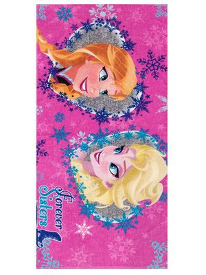 Disney Frozen Elsa Kids Bath Towel Pack of 2 | Soft & Absorbent