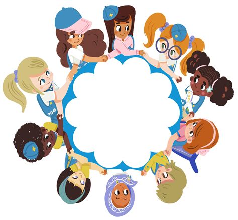 Girl Scout Daisy Flower Clip Art