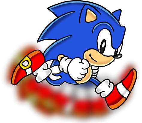 Download Sonic The Hedgehog Running - Sonic The Hedgehog Classic Sonic ...