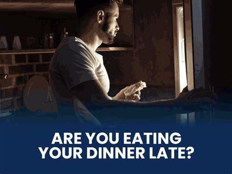 Are you eating dinner after 8 pm Late-night eating affects metabolism ...