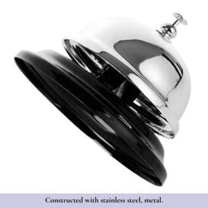 R H LIFESTYLE Metal Office Bell Buzzer for Quiz Call Bell Manual Ring ...