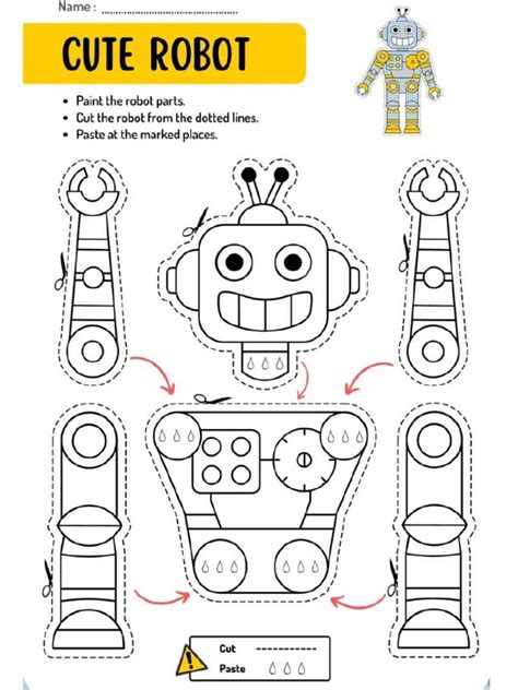 Robot Drawing Task Worksheet 的图像结果