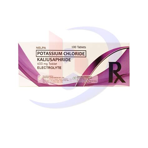 Potassium Chloride (Kaliusaphride) 600mg Electrolyte Tablets 100's – Bambang Pharmaceutical ...